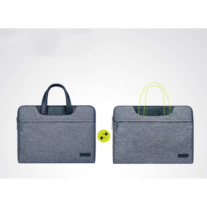 [Cam kết chính hãng] Túi xách chống sốc Cartinoe Lamando Series cho Macbook/Laptop - 13/14/15 inch (Màu đen)