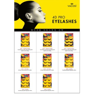 Lông Mi Giả Chuyên Nghiệp Vacosi 4D Pro Eyelash VM22