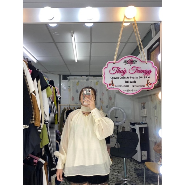 Áo voan tơ cao cấp bigsize Thuỳ Trangg