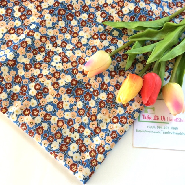 V151🌸 VẢI TWILL HOẠ TIẾT NHẬT BẢN MAY ĐỒ CHO TRẺ EM, DOLL, OBITSU, DIY, DECOR, HANDMADE, QUILTING, SCRUNCHIES