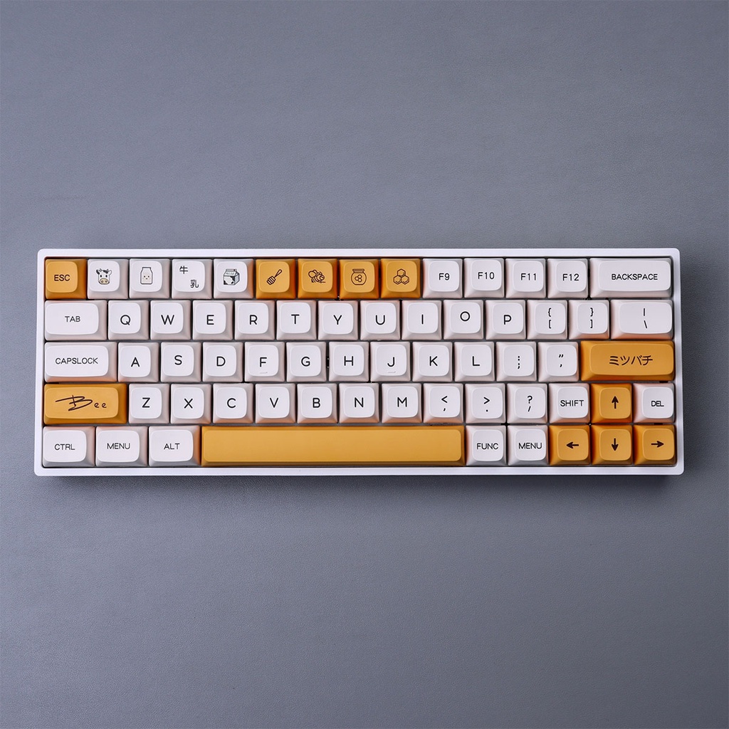 Keycap Honey and Milk Profile XDA 140 nút chất liệu PBT cho bàn phím cơ