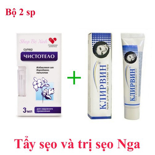 ✔️[100% Chính Hãng] Kem Xóa Sẹo Nga Klirvin, Kem Xóa Thâm, Xóa Sẹo, Tái Tạo Làn Da | BigBuy360 - bigbuy360.vn