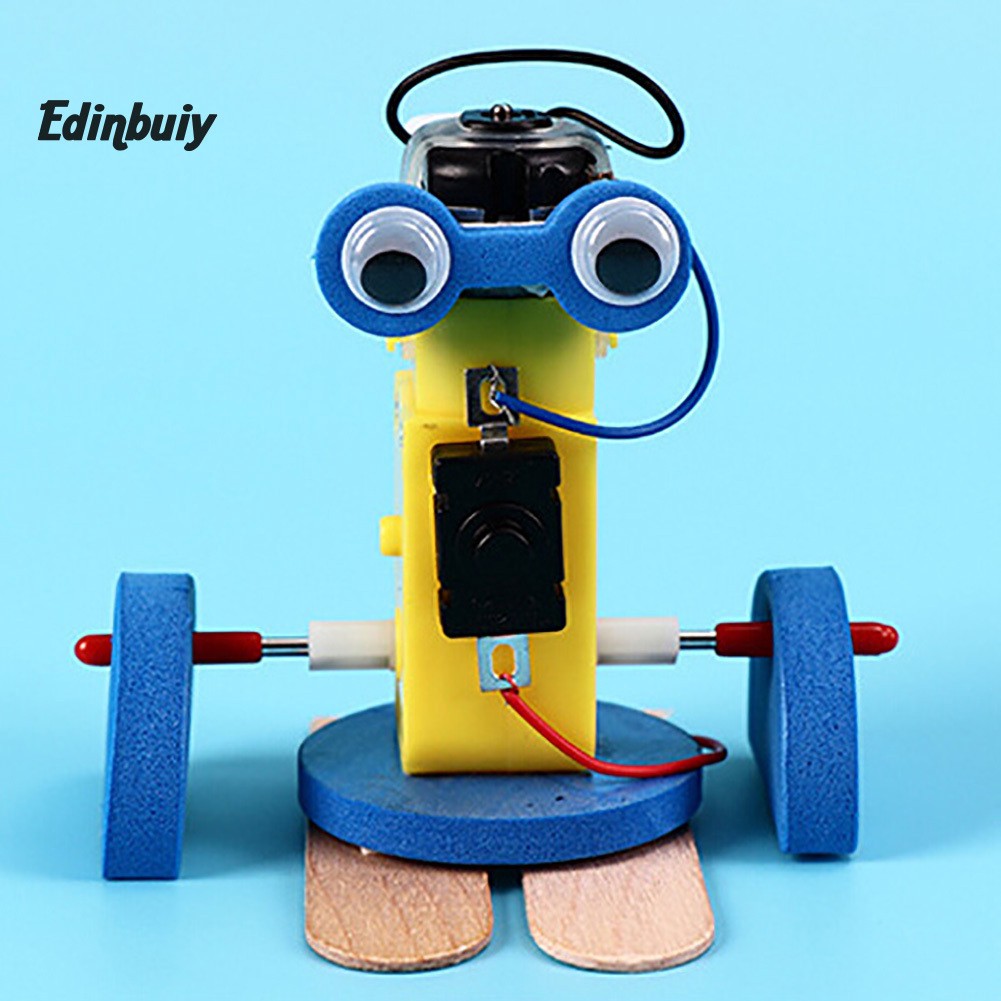 Đồ chơi robot thí nghiệm khoa học thủ công sáng tạo cho bé