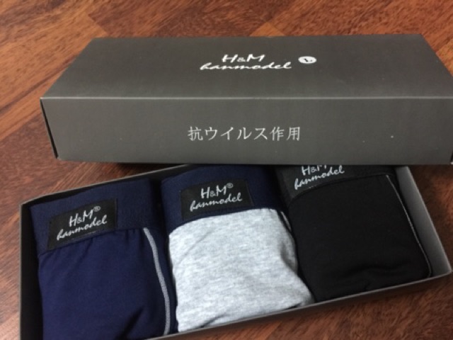100% Hài Lòng❌ Sịp hộp HM cao cấp, xuất Nhật, chất cotton xịn thấm hút hoàn hảo