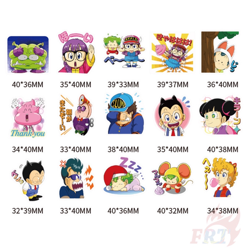 ❉ Arale / Dr. Slump - Anime Giấy và decal dán tường ❉ 40Pcs/Set DIY Decals Stickers for Diary Scrapbooks Skateboard