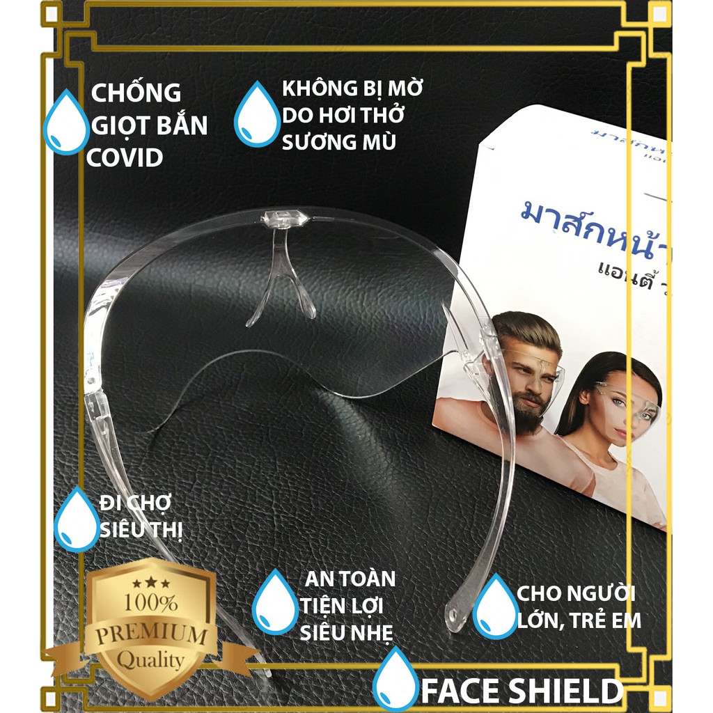 [Loại Tốt] Mắt Kính chống giọt bắn, kính chống dịch, tấm che y tế ôm sát khuôn mặt | BigBuy360 - bigbuy360.vn