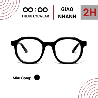 Gọng kính cận nam nữ dáng tròn THE88 chống tia UV phong cách Hàn Quốc cao cấp KC34