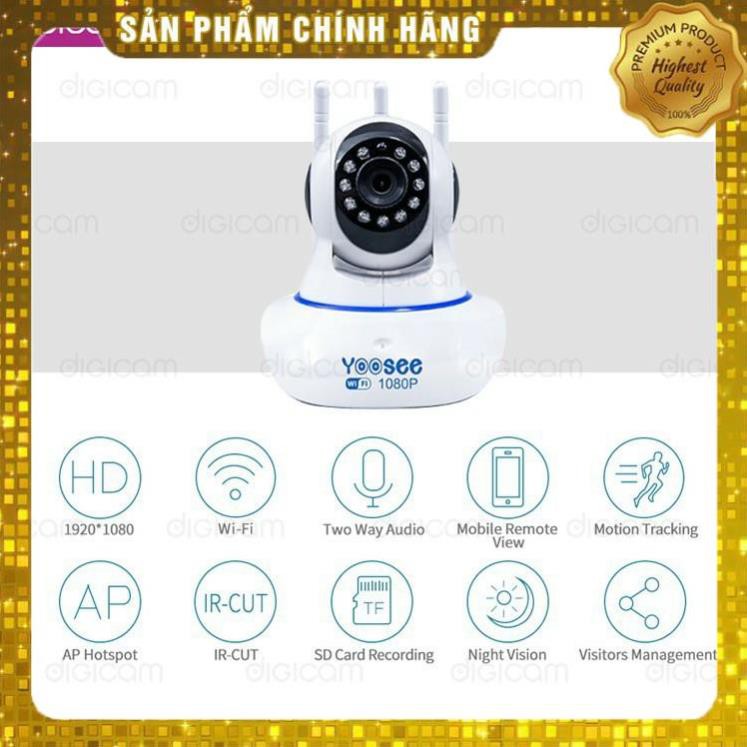 [FREESHIP - Giá Tại Xưởng] Camera IP YooSee 2.0mpx 1080P | Góc quay 360 độ | Cảm biến hồng ngoại | BigBuy360 - bigbuy360.vn