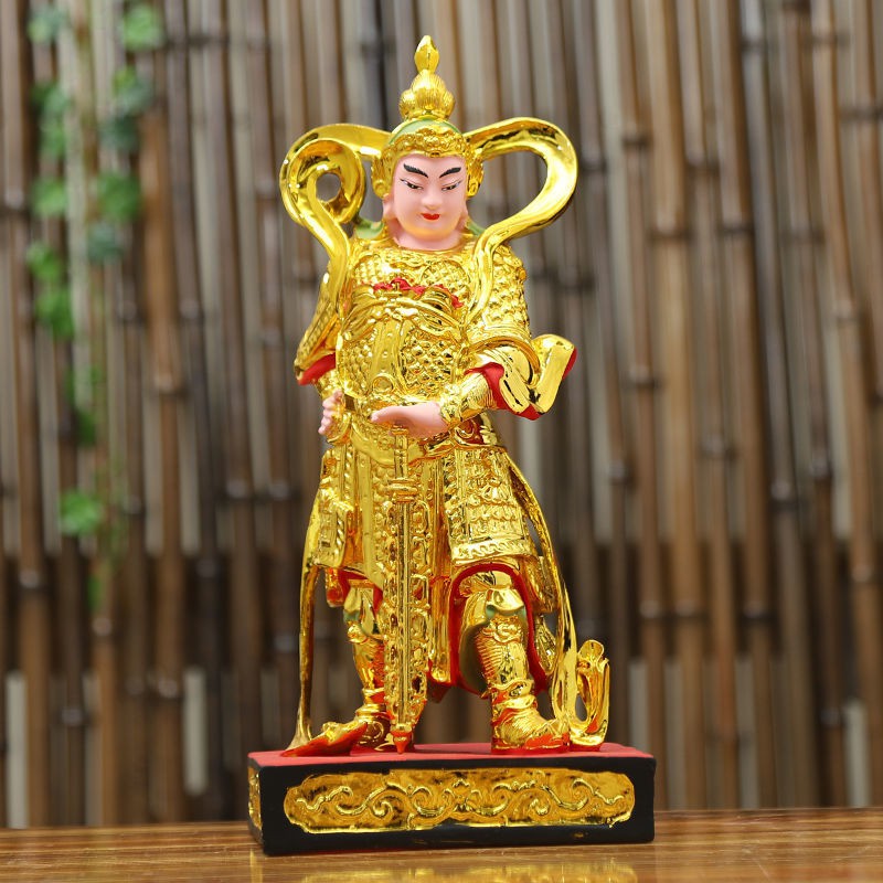 Veda Galan Buddha trang trí Wei Tuo Tian Bồ tát Quan Công trái và phải tướng hộ mệnh Ngô Cái Thần đồ sức hiến cúng