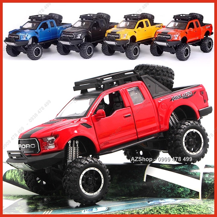 Xe Mô Hình Kim Loại Bán Tải Ford F150 Offroad  Tỉ Lệ 1:32 - Vua Địa Hình