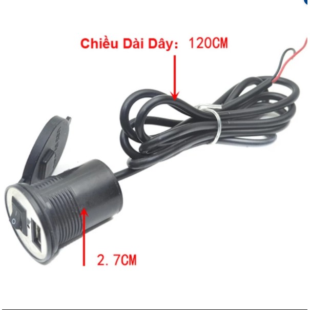 Bộ Sạc Điện Thoại Xe Máy Không Còn Lo Hết Pin Tiện Cho Người Hay Di Chuyển