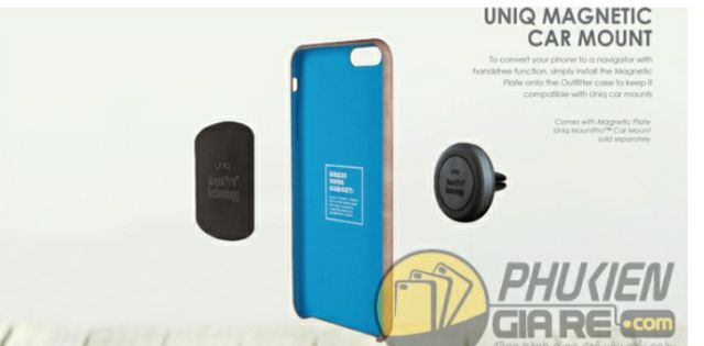 Ốp lưng Apple iPhone 7 Plus, iPhone 8 plus -  ốp lưng da chính hãng Uniq Outfitter