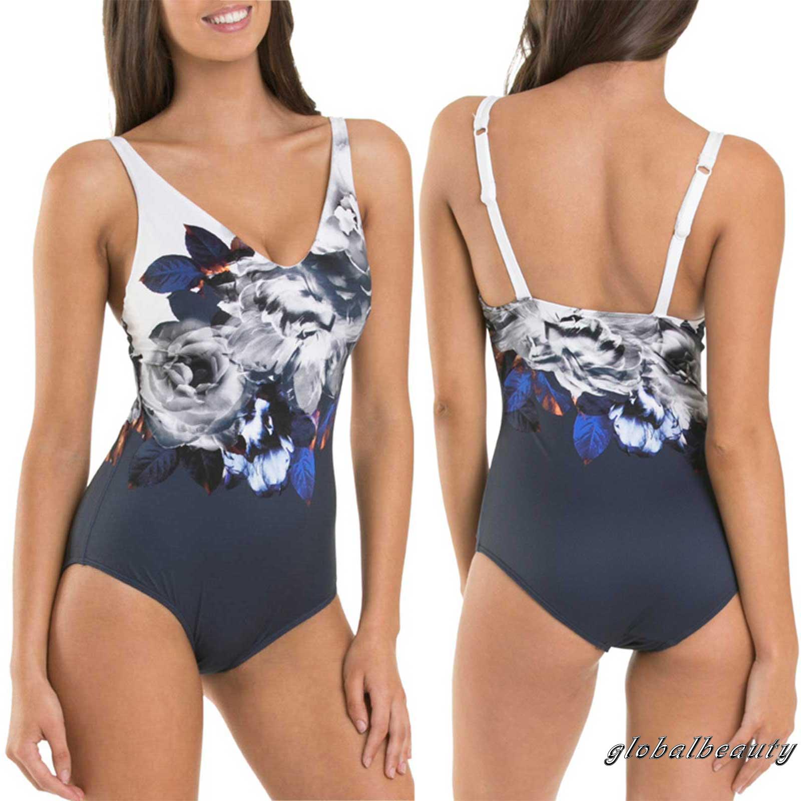 Đồ Bơi Một Mảnh Cổ V Họa Tiết Hoa Cho Nữ | BigBuy360 - bigbuy360.vn