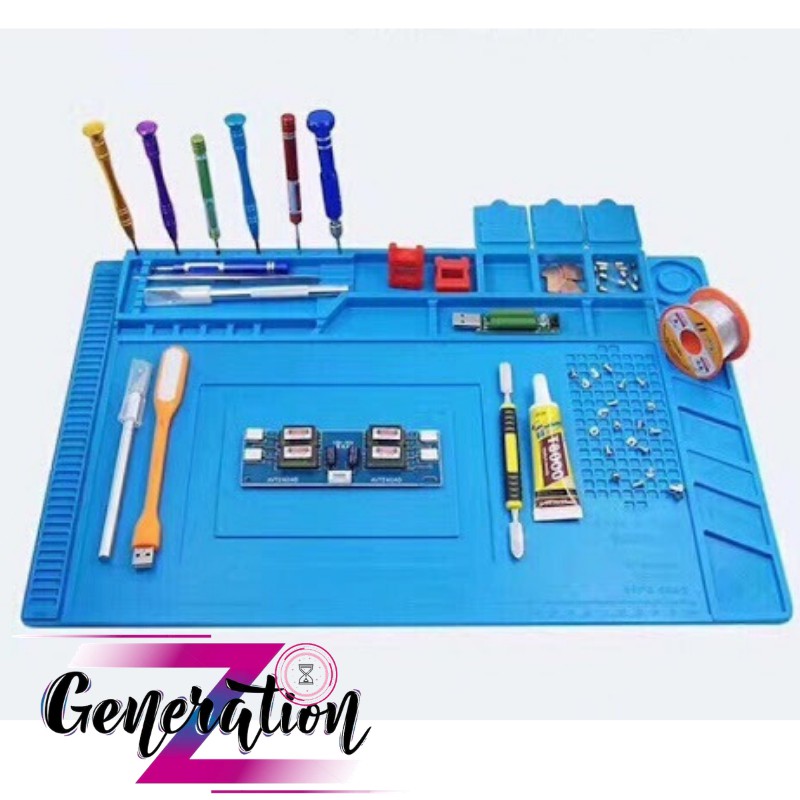 TẤM LÓT SỬA CHỮA ĐIỆN THOẠI NHIỀU KHAY ĐỰNG