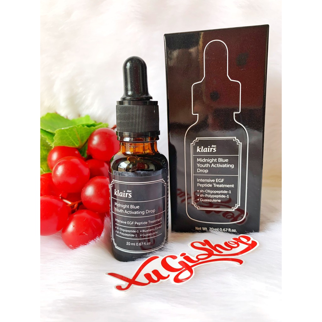 Tinh Chất Dear Klairs Phục Hồi Da Và Dưỡng Ẩm Midnight Blue Youth Activating Drop 20ml | BigBuy360 - bigbuy360.vn