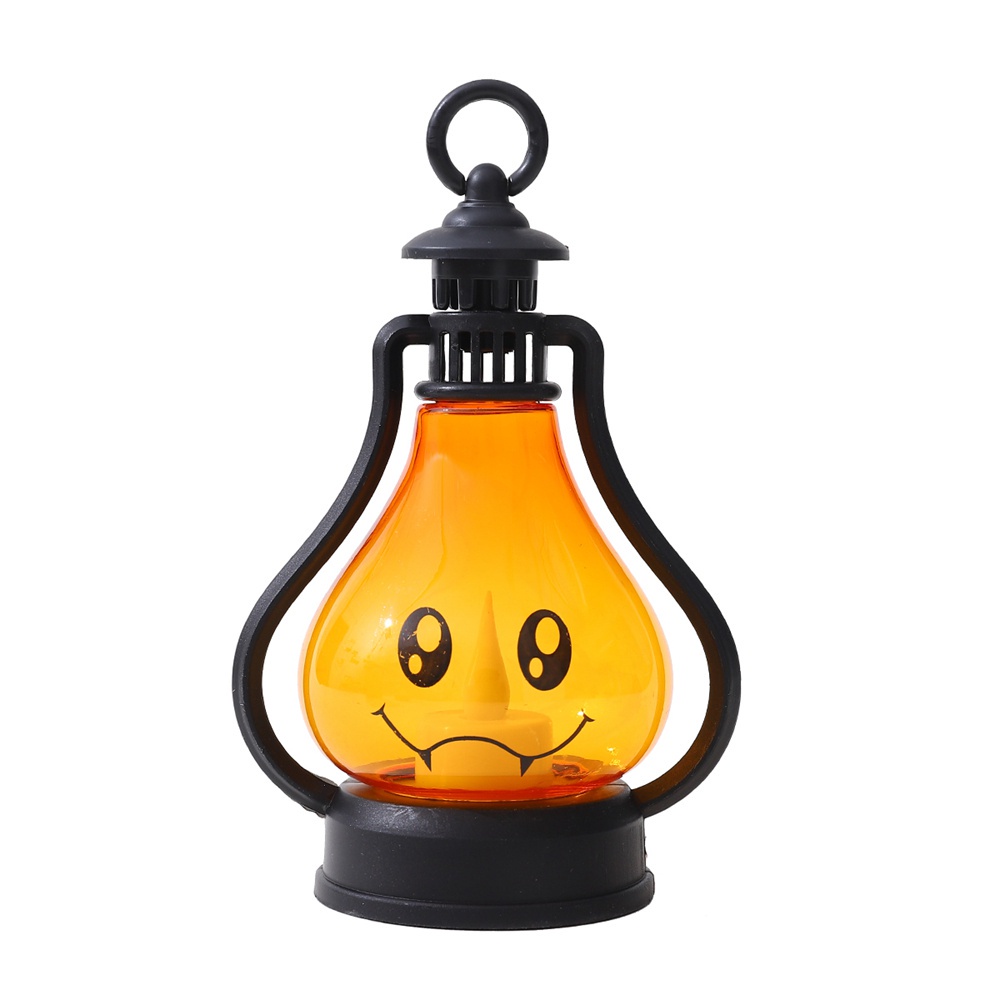 Lồng Đèn Điện Tử Hình Quả Bí Ngô Halloween Độc Đáo