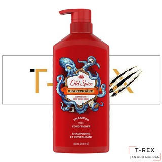 [FREESHIP] Dầu Gội Xả 2 in1 Old Spice Krakengard 650ML