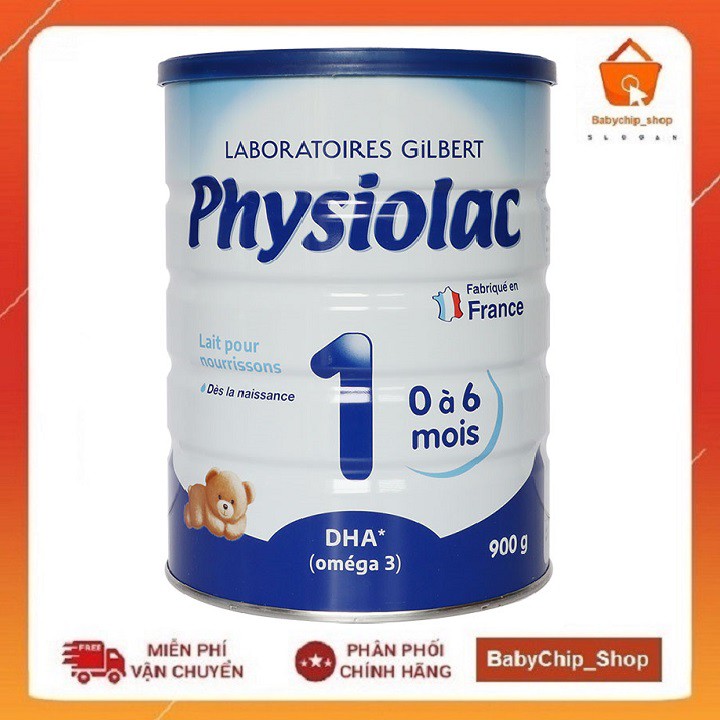 [Mẫu mới] Sữa bột Physiolac 1 hộp 900g (Date 2023)
