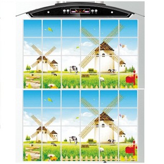 Bộ 02 miếng dán bếp cách nhiệt cỡ lớn CỐI XAY GIÓ