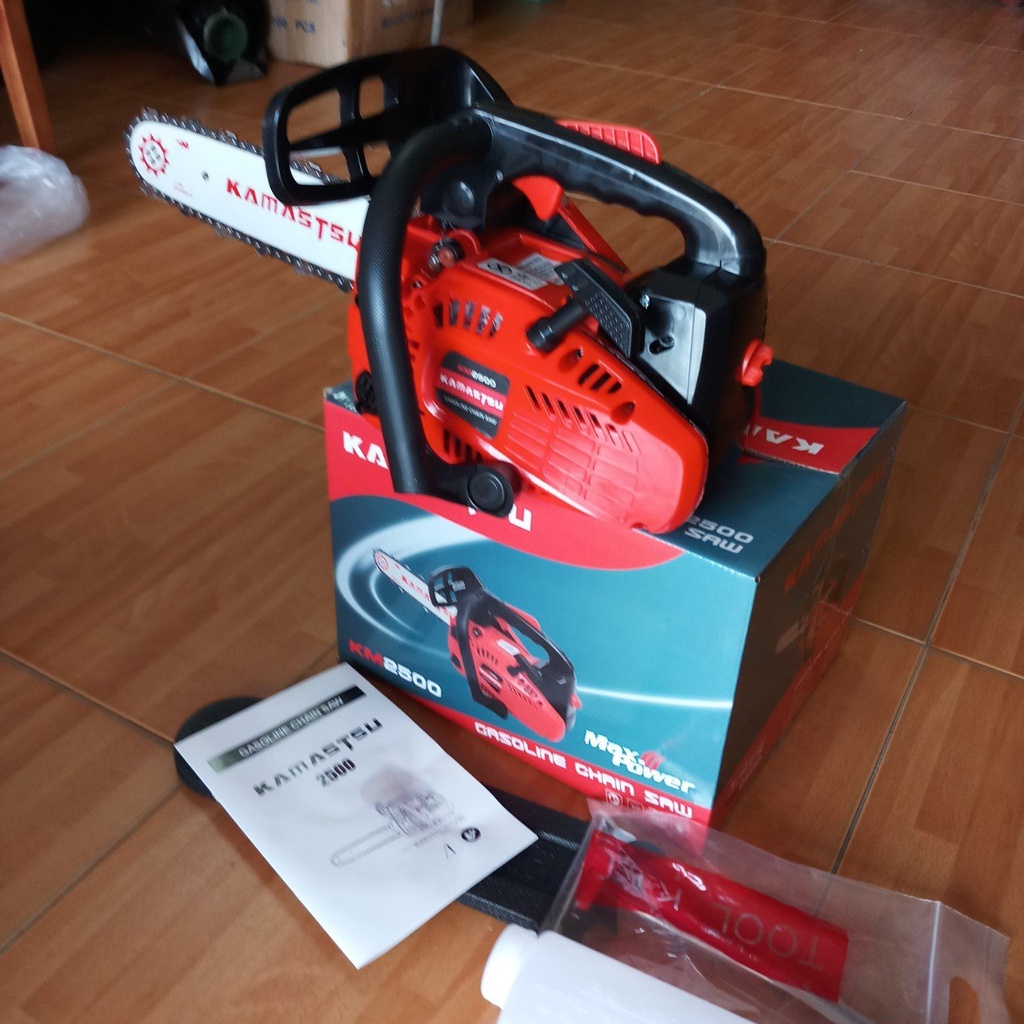 MÁY CƯA XÍCH CHẠY XĂNG MINI KAMASTSU  KM2500 ĐỘNG CƠ 2 PHÙ HỢP LÀM VƯỜN LÀM TRANG TRẠI CẮT TỈA