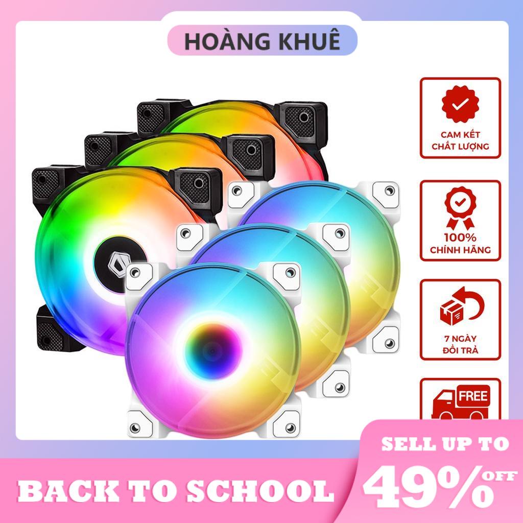 Quạt tản nhiệt - Fan CASE ID-COOLING DF-12025 ARGB TRIO SNOW (3pcs Pack)