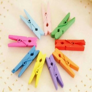 Kẹp gỗ nhiều màu