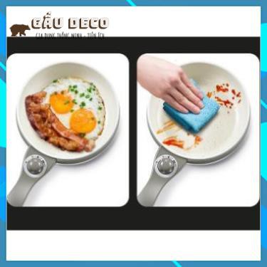 Nồi điện đa năng [FREESHIP] - Chính hãng Yoice - Chống dính, sử dụng đa năng - Nấu lẩu, chiên, xào, luộc inox 304