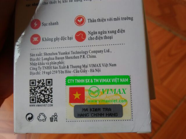 Dây sạc sansung S8 note 9 vimax chính hãng