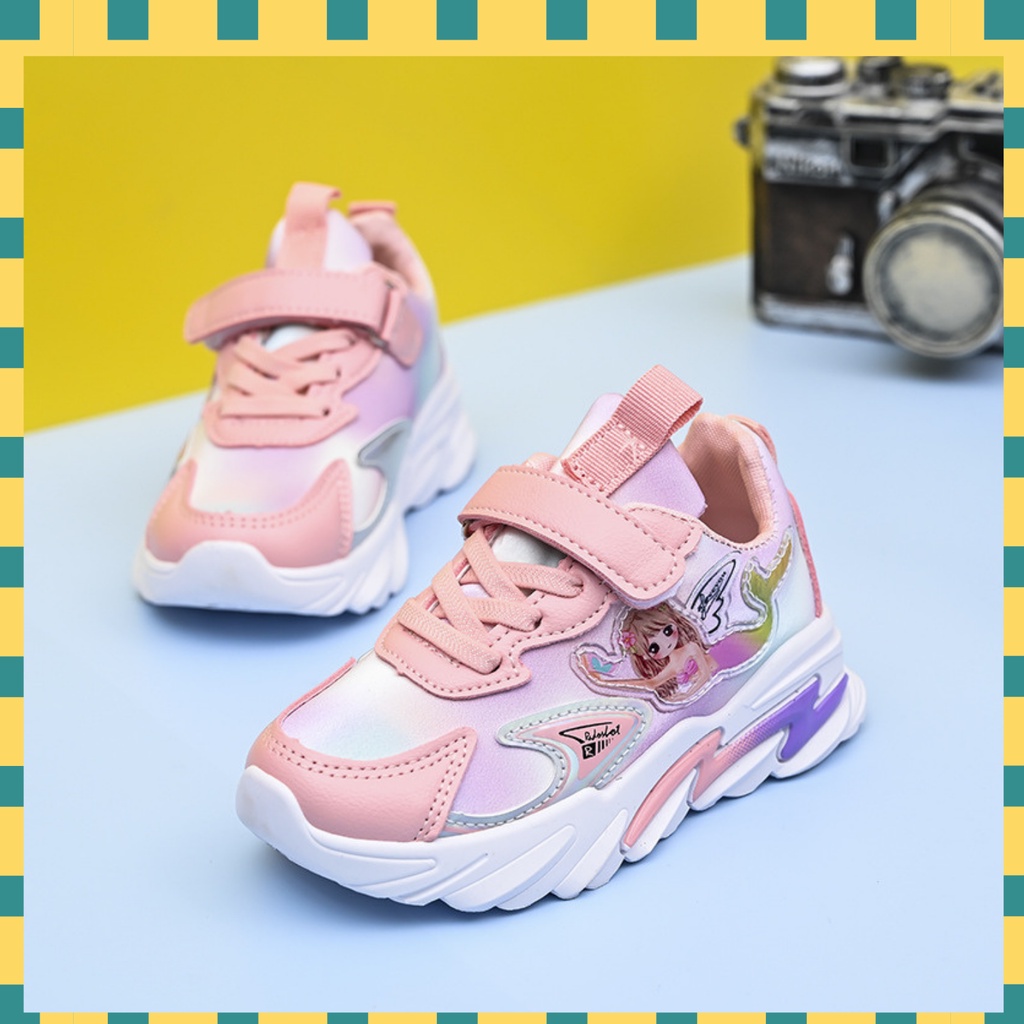 giày nike jordan cho bé giày thể thao trẻ em nữ siêu xinh bé 1 đến 10 tuổi Mã 3010-2010