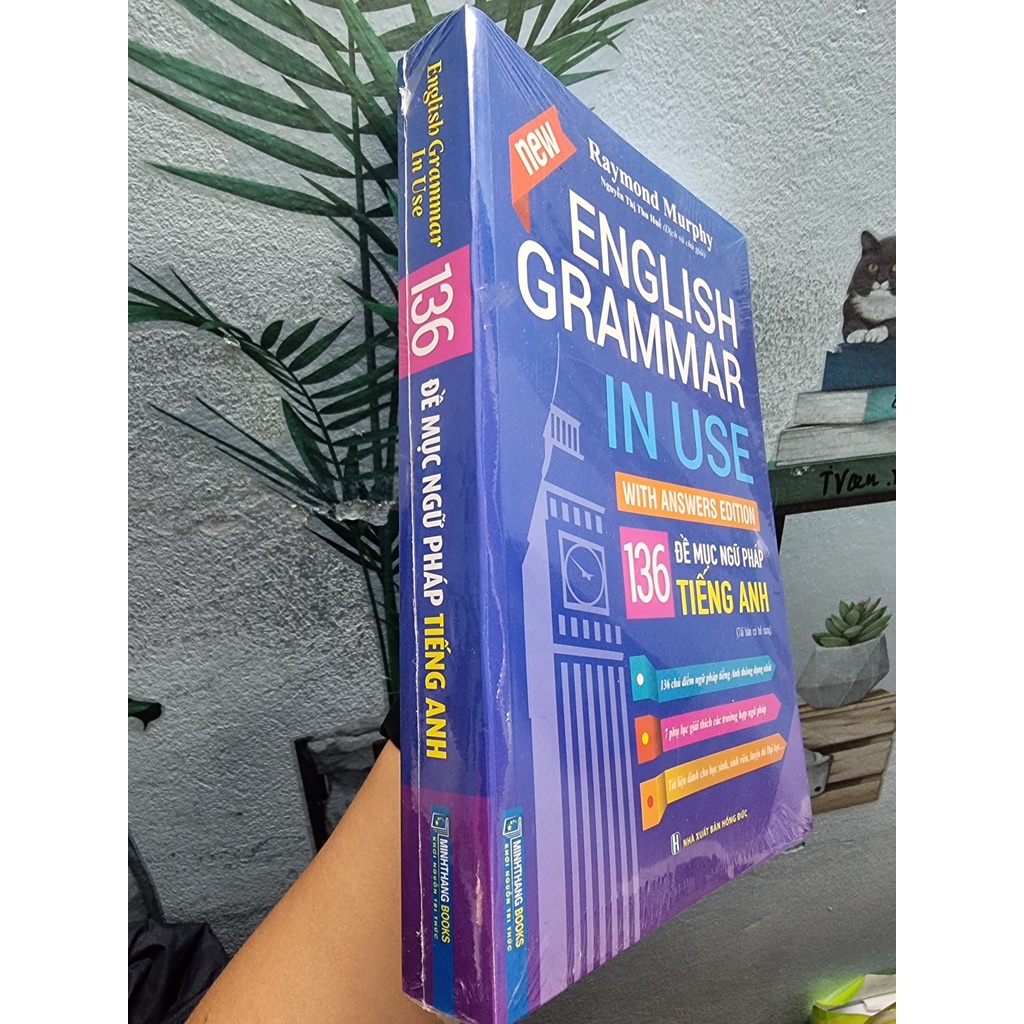 Sách - English Grammar In Use 136 Đề Mục Ngữ Pháp Tiếng Anh ( Bản Màu ) Tặng Kèm Bookmark