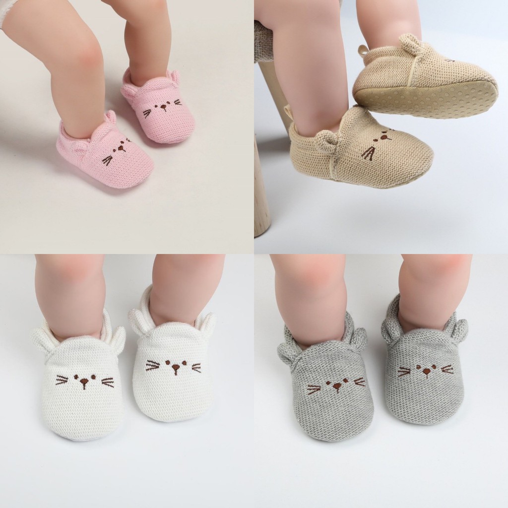 Giày cho bé sơ sinh chuột kute từ 0 - 9thang tuổi