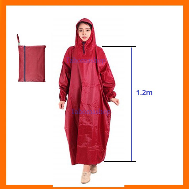 Áo Mưa Vải Dù Cao Cấp Vân Da Cá Chống Thấm, Loại Bis, Áo mưa dùng cho nam và nữ