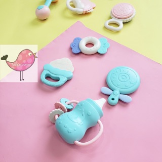 Set xúc xắc gặm nướu Umoo 8 món 2020