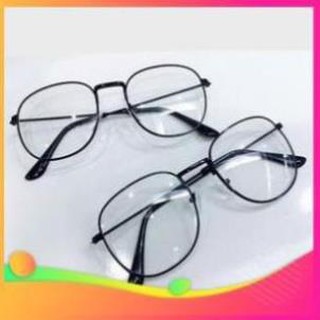 Kính Mắt Tròn Nobita Giả Cận Gọng Đen Phụ kiện Mix Đồ Phong Cách Trẻ Trung Hàn Quốc KM05