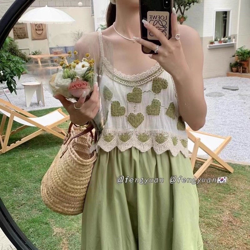 Áo 2s 2 dây len sợi pha boi nhiều kiểu hoạ tiết