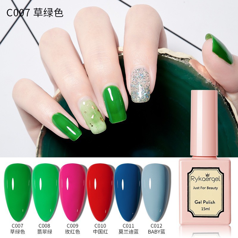 Sơn gel Rykaergel bảng màu 07 - 12 15ml