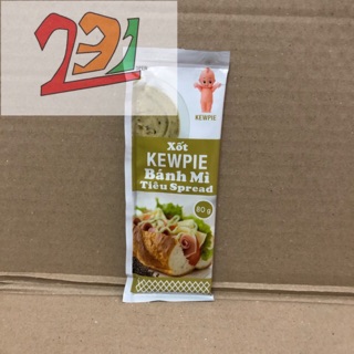 [80g]Túi Sốt Bánh Mỳ kewPie Tỏi Tiêu