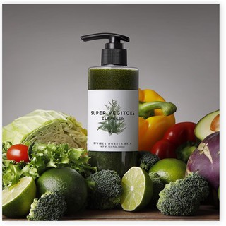 Sữa Rửa Mặt Thải Độc Rau Củ Quả VEGITOKS CLEANSER