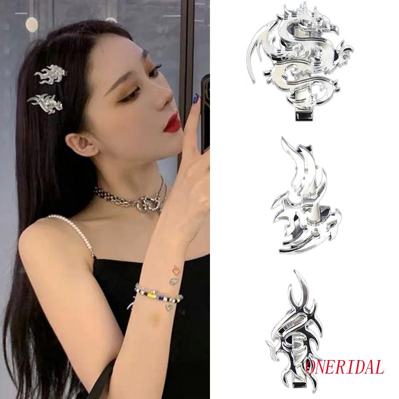 Kẹp Tóc Đuôi Ngựa Trang Trí Halloween Phong Cách Punk Goth