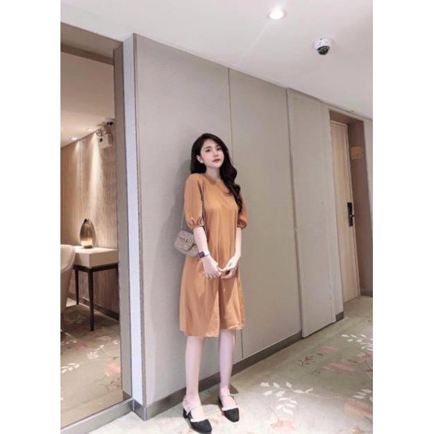 [ Mã FAMAYWA2 giảm 10K đơn 50K] Váy đũi tay lỡ dáng xuông | BigBuy360 - bigbuy360.vn