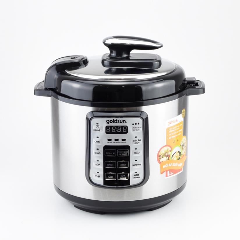 Nồi áp suất điện đa năng GOLDSUN 6L CD4701 -1000W - Bảo hành 12 tháng chính hãng  - Gia Dụng Gia Phúc
