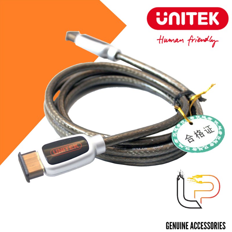 Cáp HDMI 1.4 hỗ trợ 4k Unitek Y-C 113A
