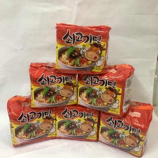 Mì cay Hàn Quốc (lôc 5goi )
