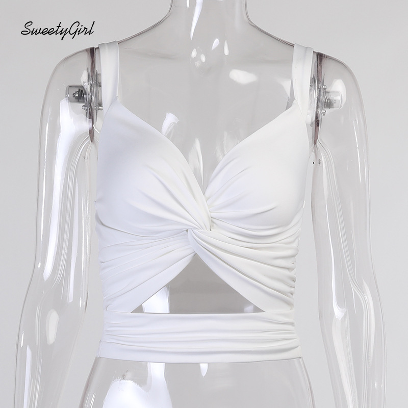 Áo Hai Dây Hở Lưng Cổ Chữ V Gợi Cảm Cho Bạn Gái