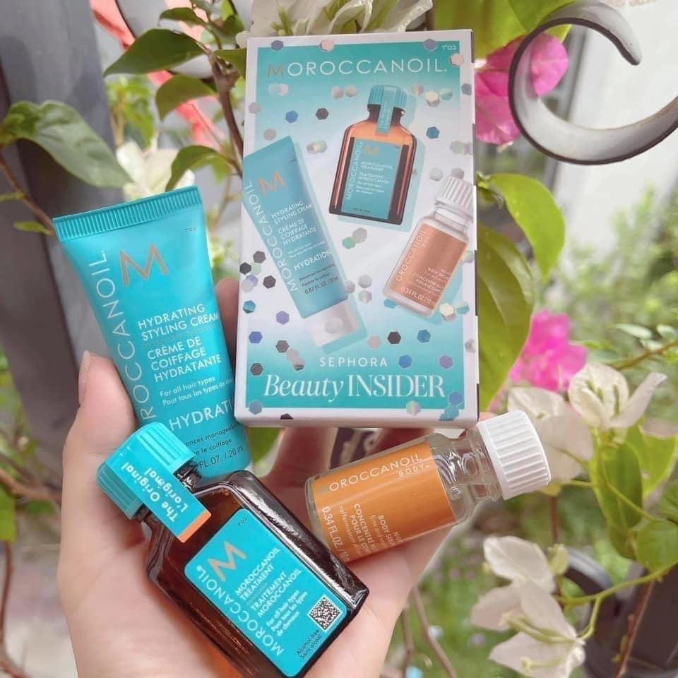 Set 3 Món Dầu Dưỡng Tóc Moroccanoil