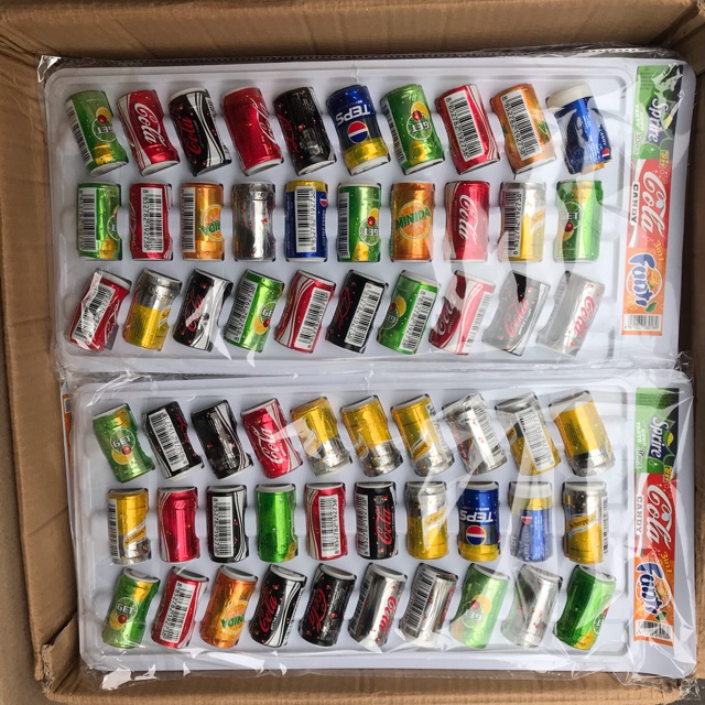 Sỉ vỉ 30 lọ kẹo xê hình nước ngọt