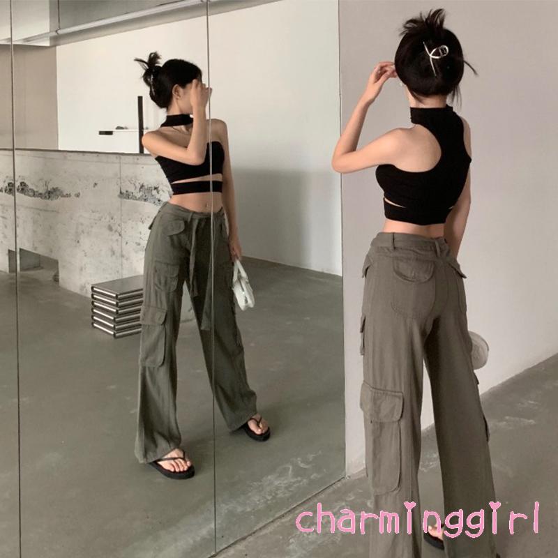 Áo Croptop Sát Nách Màu Trơn Hở Lưng Ôm Dáng Thời Trang Mùa Hè Cho Nữ