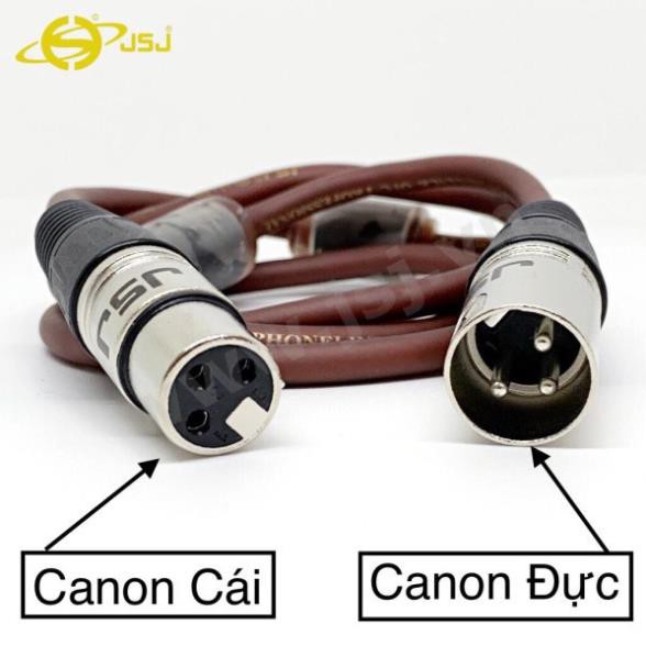 Dây Canon 2 Đầu Chống Nhiễu JSJ ( CHÍNH HÃNG)