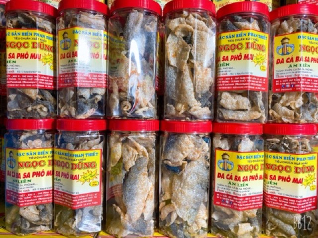 Da Cá BaSa Phô Mai ( ăn liền ) là món ăn ngon của shop Đặc Sản Biển Phan Thiết NGỌC DŨNG; Hộp 200 gram. HSD 12 tháng