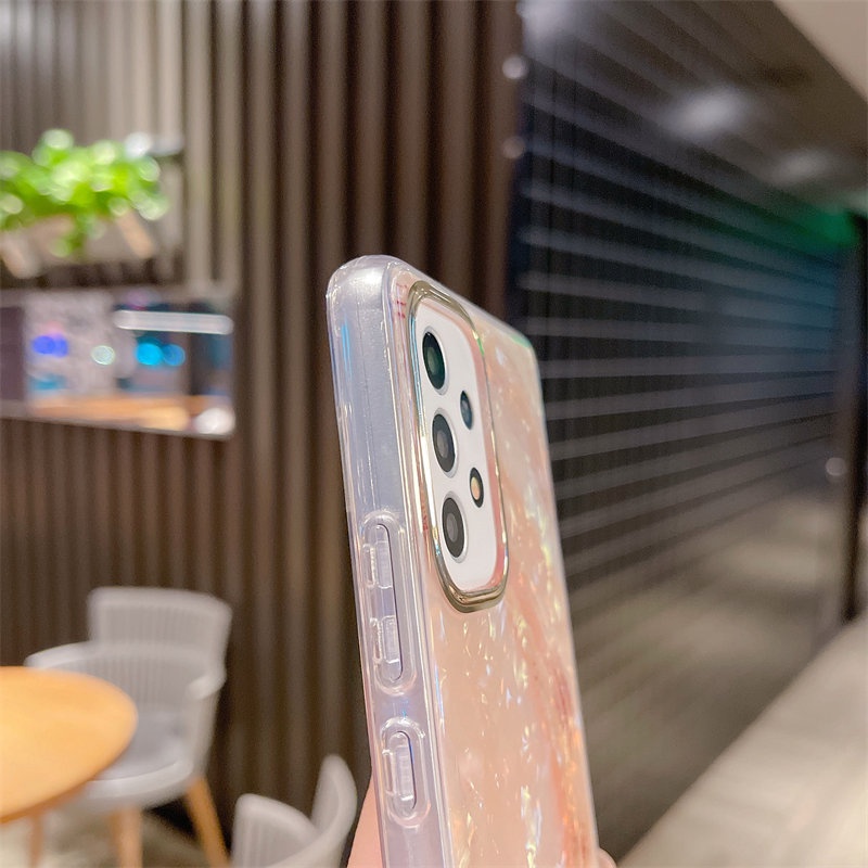 Ốp Điện Thoại TPU Silicone Họa Tiết Marble Cho Samsung A33 A53 A52s A73 A52 A32 Note 20 Ultra 5G